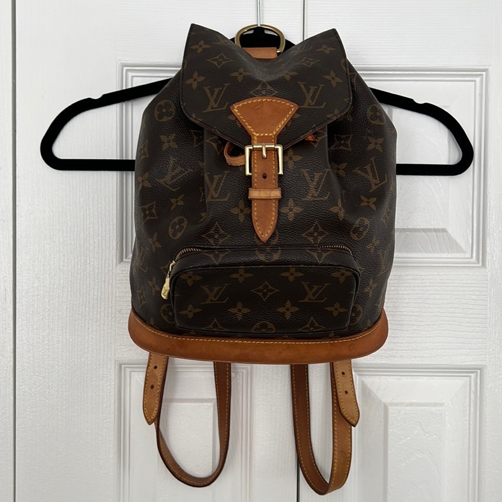 LV Monogram Montsouris MM Backpack